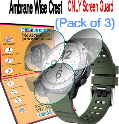 daffin Screen Guard for Ambrane Wise Crest(Pack of 3)