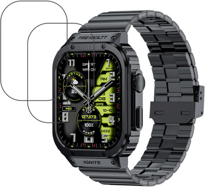 DVTECH Screen Guard for Crystal Clear Fire Boltt Maverick Smart Watch(Pack of 2)