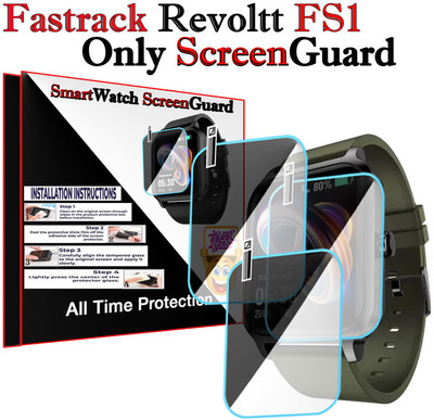HIDEOUS Screen Guard for Fastrack Revoltt FS1(Pack of 3)