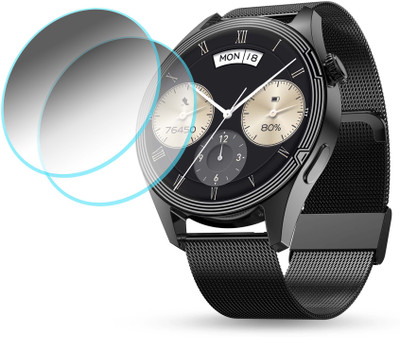 TWUAOP Screen Guard for PEBBLE CARBON SMARTWATCH(Pack of 2)
