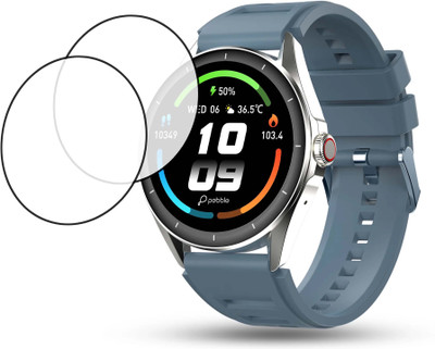 TWUAOP Screen Guard for PEBBLE COSMOS VALOR SMARTWATCH(Pack of 2)