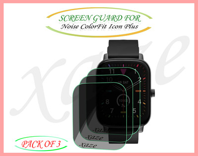 XAZE Screen Guard for Noise ColorFit Icon Plus Smartwatch(Pack of 3)