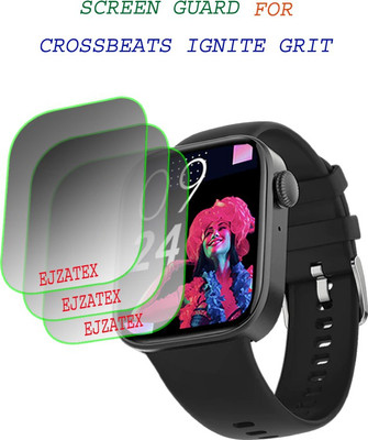 ejzatex Screen Guard for CROSSBEATS IGNITE GRIT SMARTWATCH(Pack of 3)