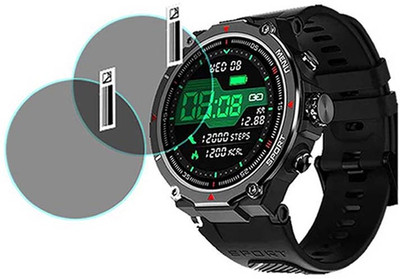 MOKPLZ Screen Guard for NOISEFIT FORCE SMARTWATCH(Pack of 2)