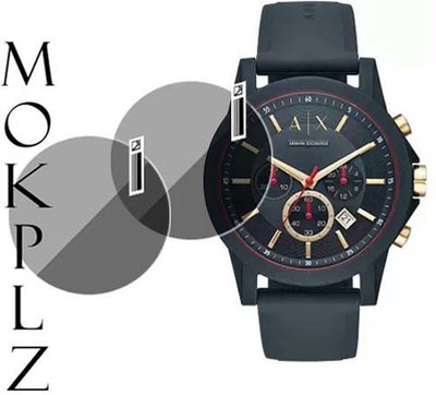 MOKPLZ Screen Guard for ARMANI EXCHANGE AX1335 ANALOG BLUE DIAL(Pack of 2)