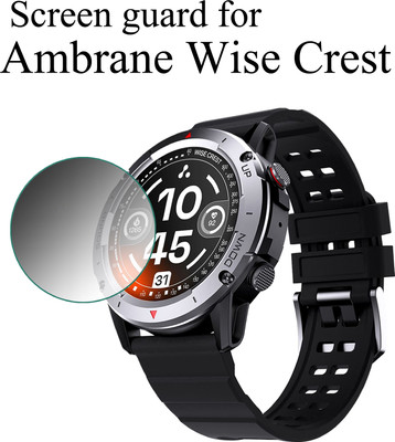 ejzatex Edge To Edge Screen Guard for AMBRANE WISE CREST SMARTWATCH(Pack of 1)