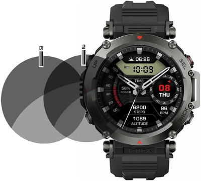 TXGO Screen Guard for Amazfit T-Rex Ultra Smartwatch(Pack of 2)