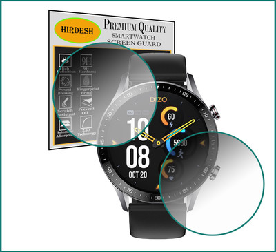 hirdesh Screen Guard for DIZO Watch R Talk(Pack of 2)