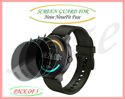 XAZE Screen Guard for Noise NoiseFit Fuse Smartwatch(Pack of 3)