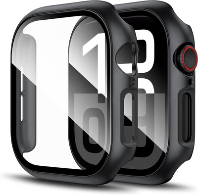 DPJ Screen Guard for Hard PC Case Compatible with Apple Watch Series 10 Cover 46mm, with Tempered Glass Screen Protector, Protective Cover for Apple Watch Series 10 Screen Protector 46mm (Black)(Pack of 1) DPJ Screen Guard for Hard PC Case Compatible with Apple Watch Series 10 Cover 46mm, with Tempered Glass Screen Protector, Protective Cover for Apple Watch Series 10 Screen Protector 46mm (Black)(Pack of 1)