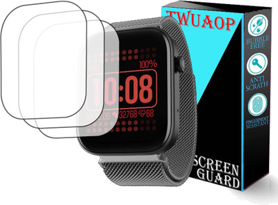 TWUAOP Screen Guard for BOAT WAVE CALL 2 SMARTWATCH(Pack of 3)