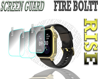 rauls Screen Guard for Fire-Boltt Rise Smart Watch(Pack of 3)