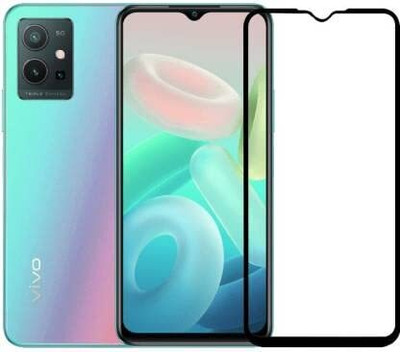 1DOLLAR Edge To Edge Tempered Glass for vivo Y75 5G [Full Glue 3D](Pack of 1)