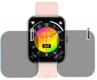 MOKPLZ Screen Guard for FIRE BOLTT TERMINATOR SMARTWATCH(Pack of 2)