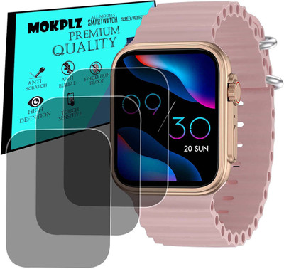 MOKPLZ Screen Guard for FIRE BOLTT EDGE SMARTWATCH(Pack of 3)