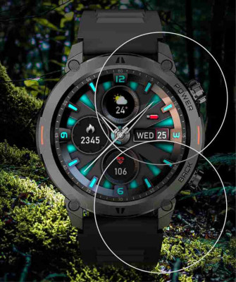 Olonga Screen Guard for BEATXP TERRA SMARTWATCH(Pack of 2)