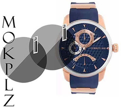 MOKPLZ Screen Guard for CERRUTI 1881 TESERO CRA21607 ANALOG DIAL(Pack of 2)