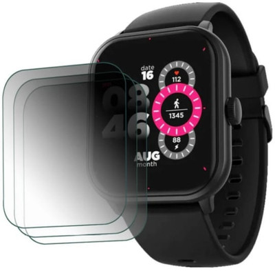 KHWABEEDA Screen Guard for BOAT WAVE FLEX SMART WATCH (PACK OF 3(Pack of 3)