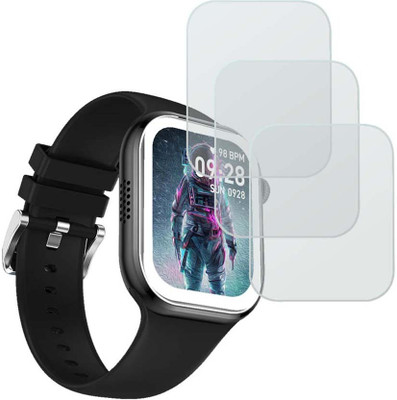 MOKPLZ Screen Guard for FIRE BOLTT BRILLIA SMARTWATCH(Pack of 3)