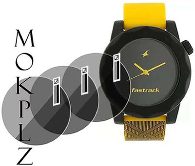 MOKPLZ Screen Guard for FASTRACK ANALOG NG38022PP06W BLACK DIAL(Pack of 3)