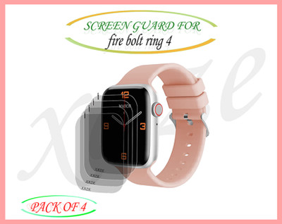 XAZE Screen Guard for Fire Bolt Ring 4(Pack of 4)