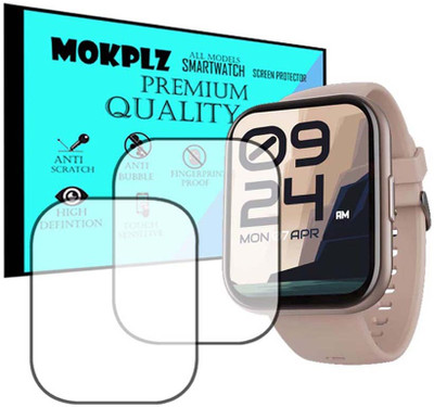 MOKPLZ Screen Guard for BOAT WAVE NEO PLUS SMARTWATCH(Pack of 2)