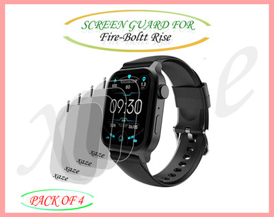 XAZE Screen Guard for Fire-Boltt Rise Smartwatch(Pack of 4)