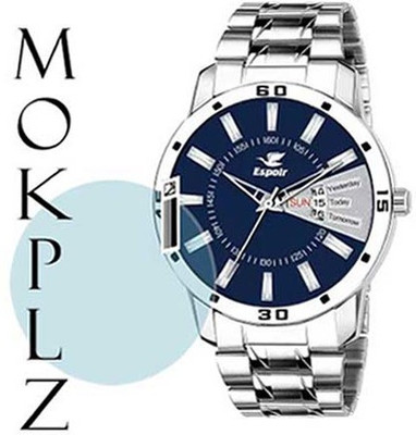MOKPLZ Screen Guard for ESPOIR MENS ESP12457 ANALOG BLUE WATCH(Pack of 1)