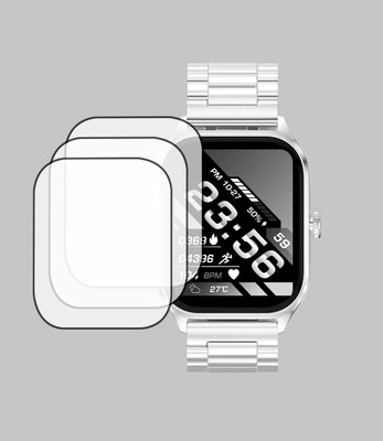 EJZATI Screen Guard for FIRE BOLTT SOLARIS SMARTWATCH, SCREEN GUARD(Pack of 3)