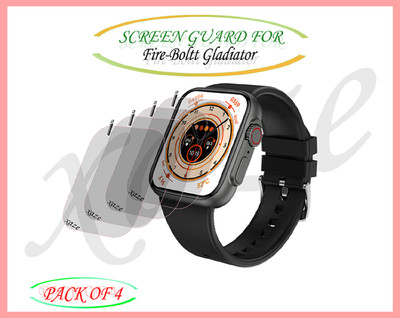 XAZE Screen Guard for Fire-Boltt Gladiator Smartwatch(Pack of 4)