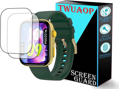 TWUAOP Screen Guard for ALT FLEEK SMARTWATCH(Pack of 2)