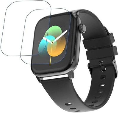 Aaruteck Screen Guard for Ambrane FitShot Flex Smart Watch Screen Guard(Pack of 2)