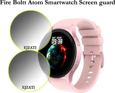 EJZATI Screen Guard for Fire Boltt Atom Smartwatch(Pack of 2)