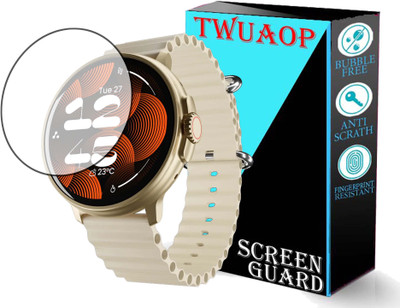 TWUAOP Screen Guard for AMBRANE WISE RUSH SMARTWATCH(Pack of 1)