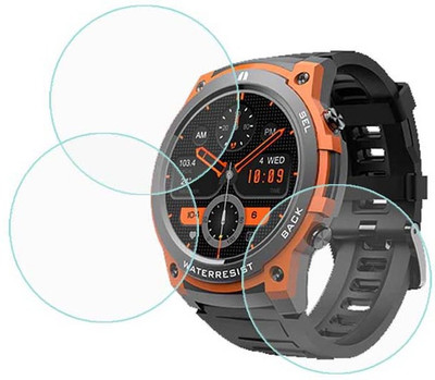 MOKPLZ Screen Guard for FIRE BOLTT CRUSADER SMARTWATCH(Pack of 3)