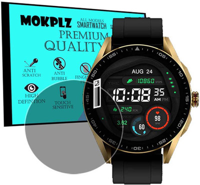 MOKPLZ Screen Guard for FIRE BOLTT INVINCIBLE PLUS SMARTWATCH(Pack of 1)