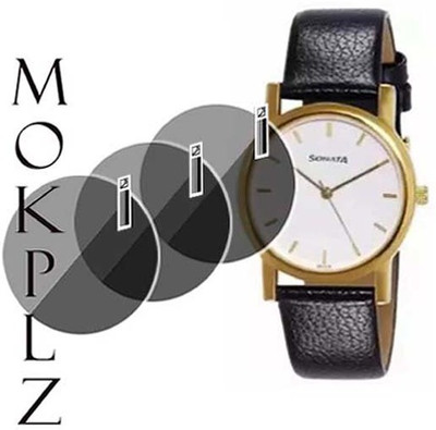 MOKPLZ Screen Guard for SONATA NN7987YL02WANALOG WATCH(Pack of 3)