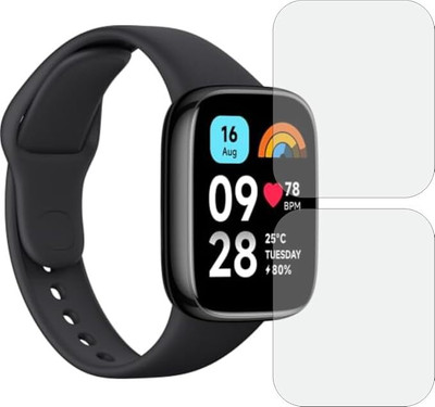 Aruteck Screen Guard for Xiaomi Redmi Watch 3 Active Smart Screen Guard(Pack of 2)