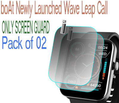 daffin Screen Guard for boAt Wave Leap Call(Pack of 2)