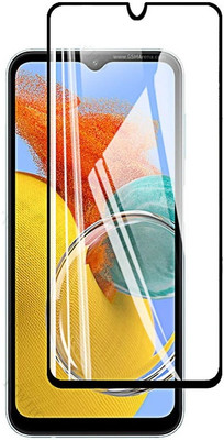 Caseline Edge To Edge Tempered Glass for Samsung Galaxy M14, Samsung Galaxy M14 5G(Pack of 1)
