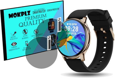 MOKPLZ Screen Guard for PEBBLE COSMOS LUXE 2.0 SMARTWATCH(Pack of 2)