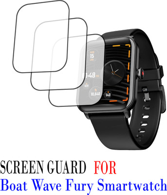 ejzatex Screen Guard for BOAT WAVE FURY SMARTWATCH, SCREEN GUARD(Pack of 3)