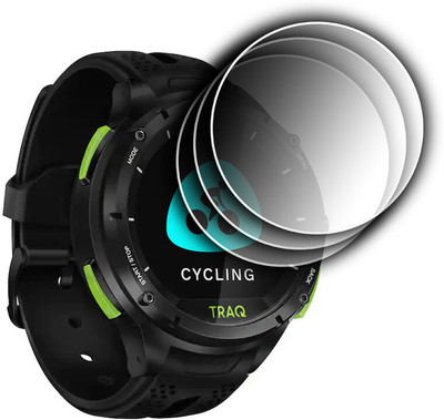 YCHROZE Screen Guard for Titan TRAQ Cardio1.34(Pack of 3)