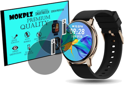 MOKPLZ Screen Guard for PEBBLE COSMOS LUXE 2.0 SMARTWATCH(Pack of 2)