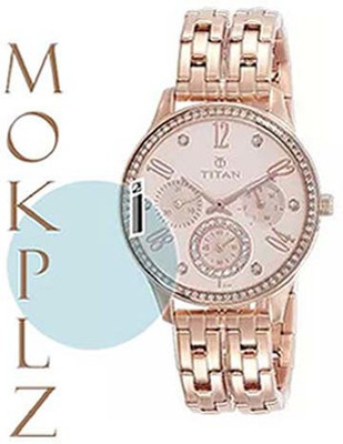 MOKPLZ Screen Guard for TITAN ANALOG ROSE GOLD DIAL WOMEN WATCH(Pack of 1)