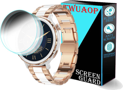 TWUAOP Screen Guard for PEBBLE DIVA SMARTWATCH(Pack of 3)
