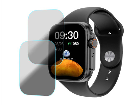 MOKPLZ Screen Guard for HAMMER PULSE X SMARTWATCH(Pack of 2)