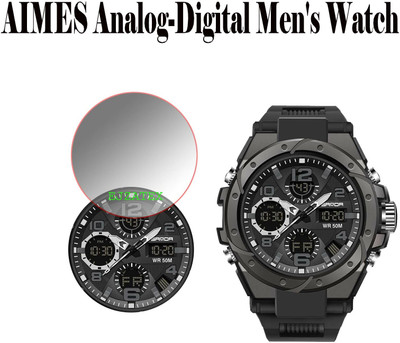 ejzatex Screen Guard for AIMES Analog Digital Mens Watch(Pack of 1)