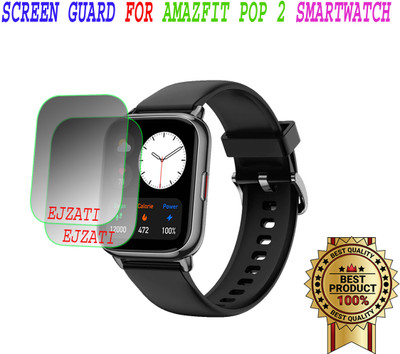 EJZATI Screen Guard for AMAZFIT POP 2 SMARTWATCH(Pack of 2)