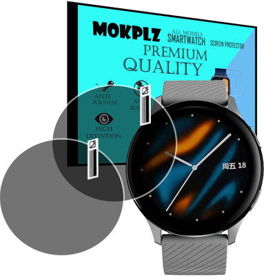 MOKPLZ Screen Guard for NOISEFIT VORTEX SMARTWATCH(Pack of 2)